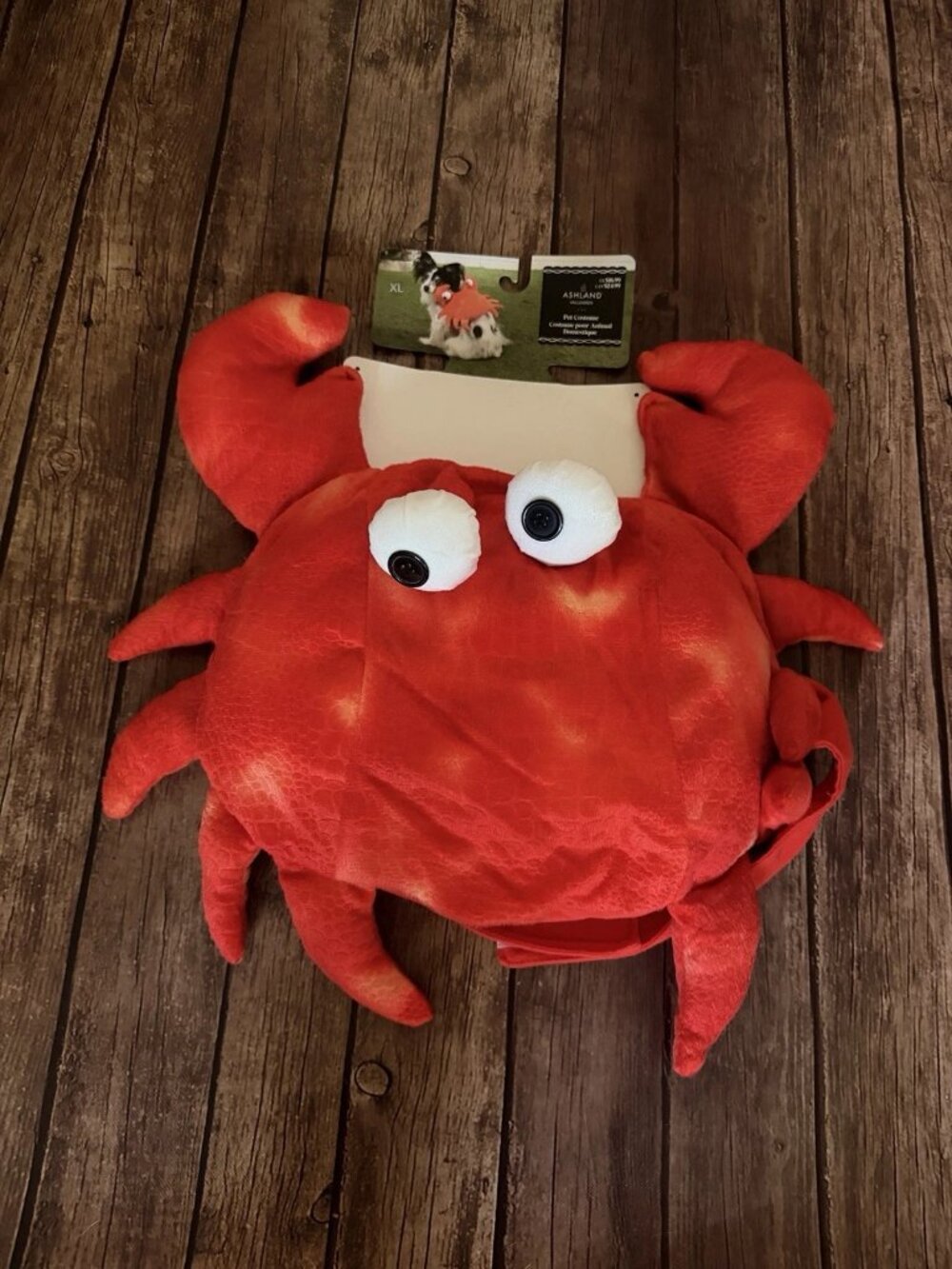 Ashland Halloween Pet Dog Costume Crab XL